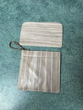 Vintage Eel Skin Coin Pouch & Card Holder